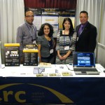 ARC Booth at DD&R 2012. From left, Himanshu Upadhyay, Elise, Lillian and Dr. Leonel Lagos