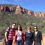 ARC staff & student enjoying a sunny day in Sedona, AZ