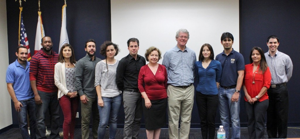Dr. Miles Denham with ARC staff, DOE Fellows and students