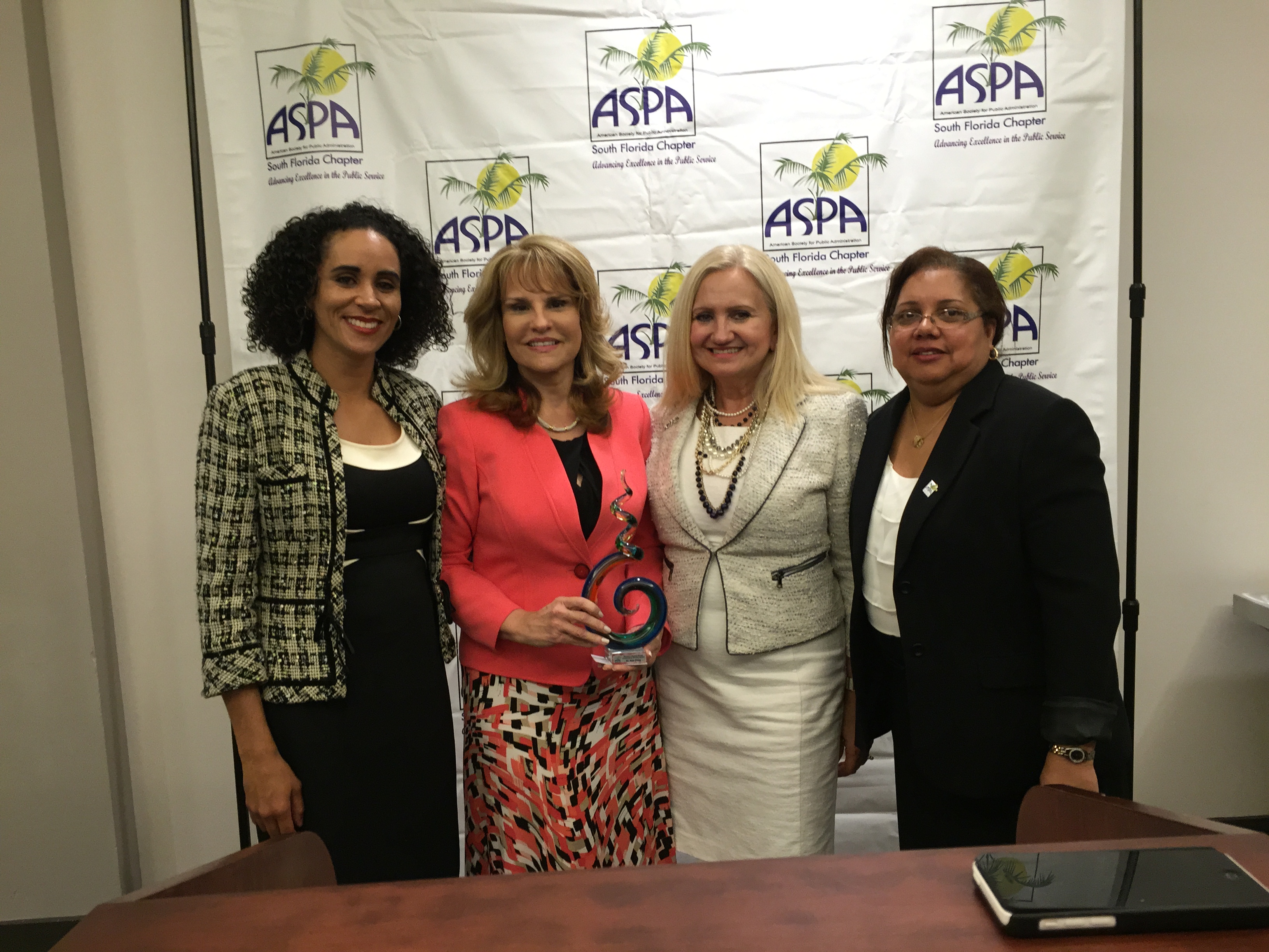 Dr. Triay was recognized as an honoree at the American Society for Public Administration’s (ASPA) 12th Annual Women’s History Month Reception