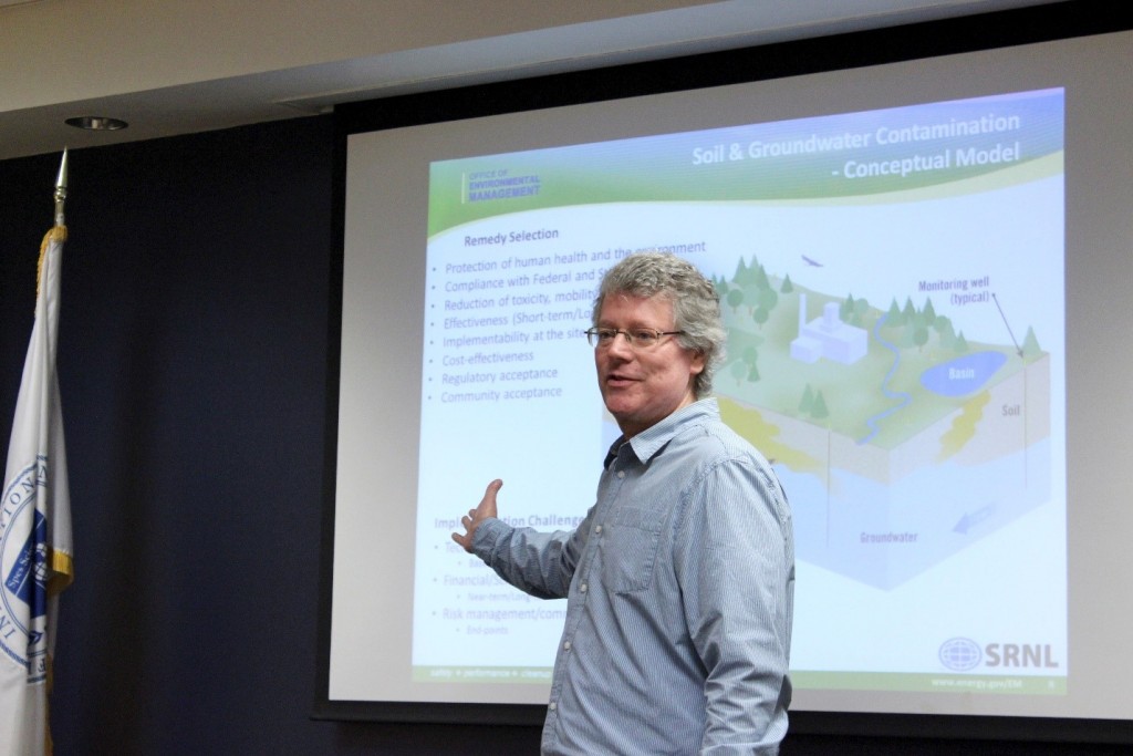 Dr. Miles Denham, at DOE Fellows Lecture Series