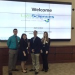 FIU STEM Students, Lararo Mesa, Andres Arango, Alejandra Vivas, and Elsa Bravo