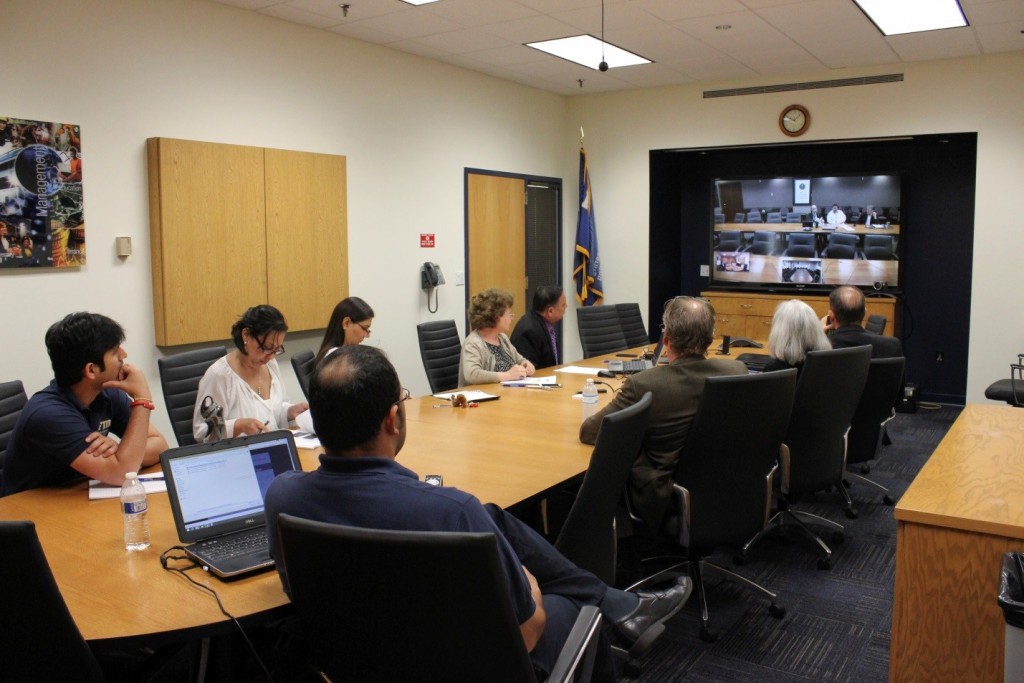 Applied Research Center’s scientists/engineers  and DOE-EM Leadership (Mr. Mark Gilbertson, Mr. Andrew  Szilagyi) along with DOE Cooperative Agreement Technical Monitor (Mr. John De Gregory). 