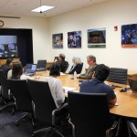Applied Research Center’s scientists/engineers listening to DOE-EM Leadership (Mr. Mark Gilbertson) during his remarks at the Wrap Up session