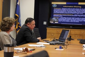 DOE-FIU Cooperative Agreement Principal Investigator (Dr. Leonel E. Lagos) presenting ARC’s accomplishments during the Wrap Up session