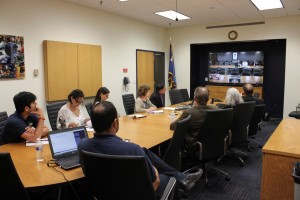 Applied Research Center’s scientists/engineers and DOE-EM Leadership (Mr. Mark Gilbertson, Mr. Andrew Szilagyi) along with DOE Cooperative Agreement Technical Monitor (Mr. John De Gregory).