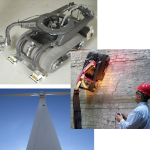 Robotic Climber platform developed by International Climbing Machine for application of site characterization and decontamination tools (can climb walls, tanks, ships, buildings, dams, towers, wind turbines, etc.)