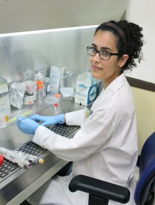 Scanning Electron Microscopy with Energy Dispersive Spectroscopy (SEM w/ EDS) imaging showing two regular morphologies for uranium-rich regions