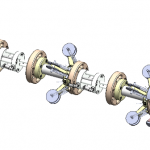 Pneumatic pipe crawle