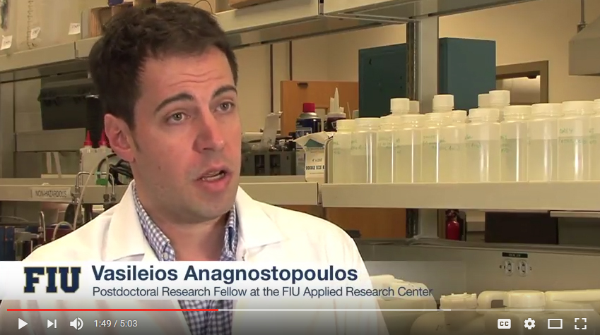 FIU Roar Video: Remove, Optimize, Assess, and Recover Phosphorus featuring Dr. Dr. Vasileios Anagnostopoulos