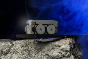 Miniature inspection rover for the inspection of the refractories of the double-shell tank at Hanford site.