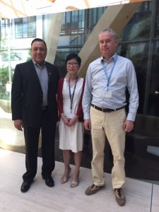 Director of Research, Dr. Leo Lagos, conducted a very productive and successful meeting with representatives from the Nuclear Energy Agency (NEA) in Paris, France