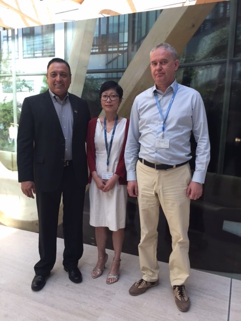 FIU-ARC Director of Research, Dr. Leo Lagos, meeting with representatives from the Nuclear Energy Agency (NEA) in Paris, France