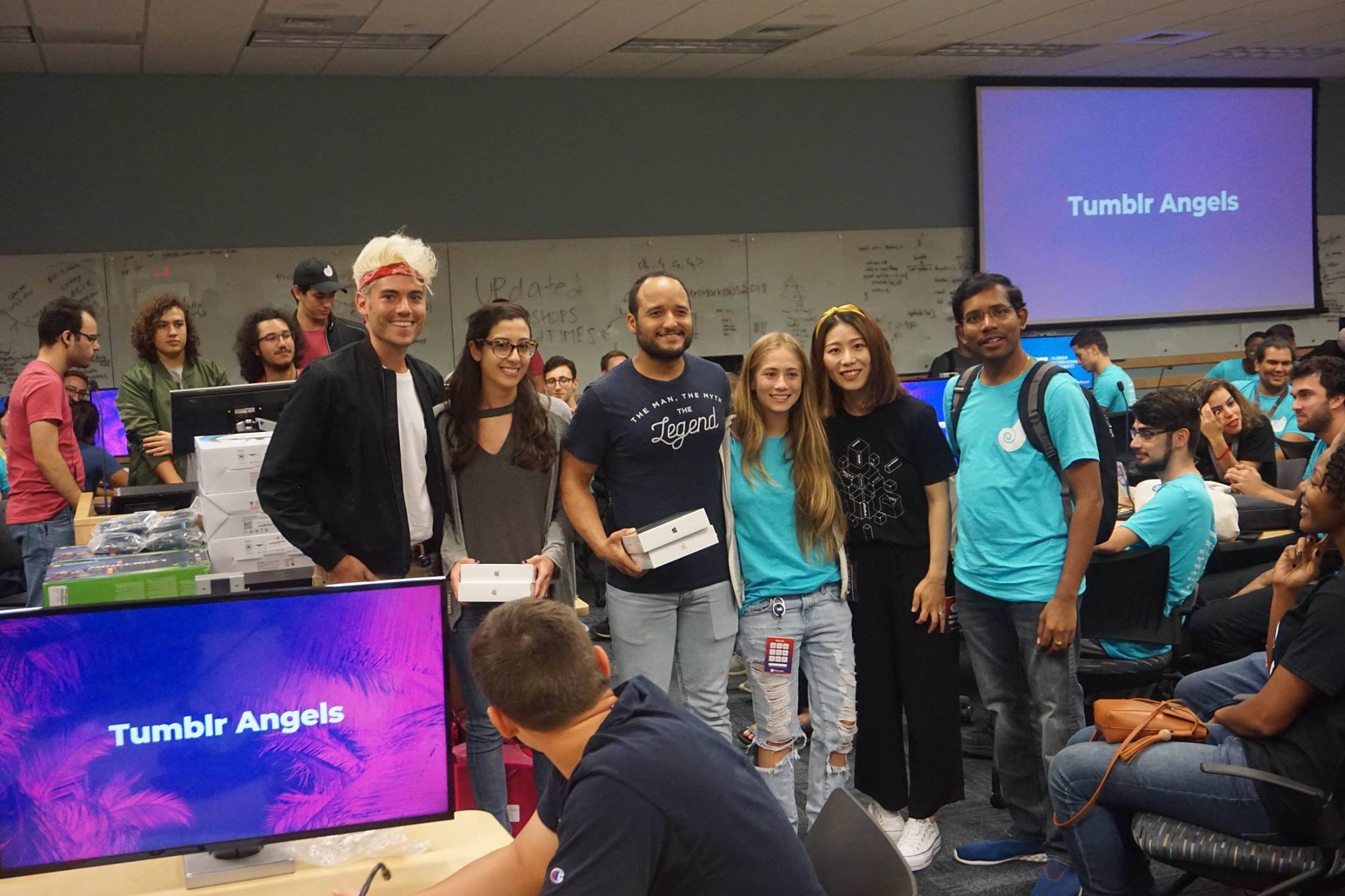 Cyber Fellows hackathon team win 2018 Miami #shellhacks Oath challenge